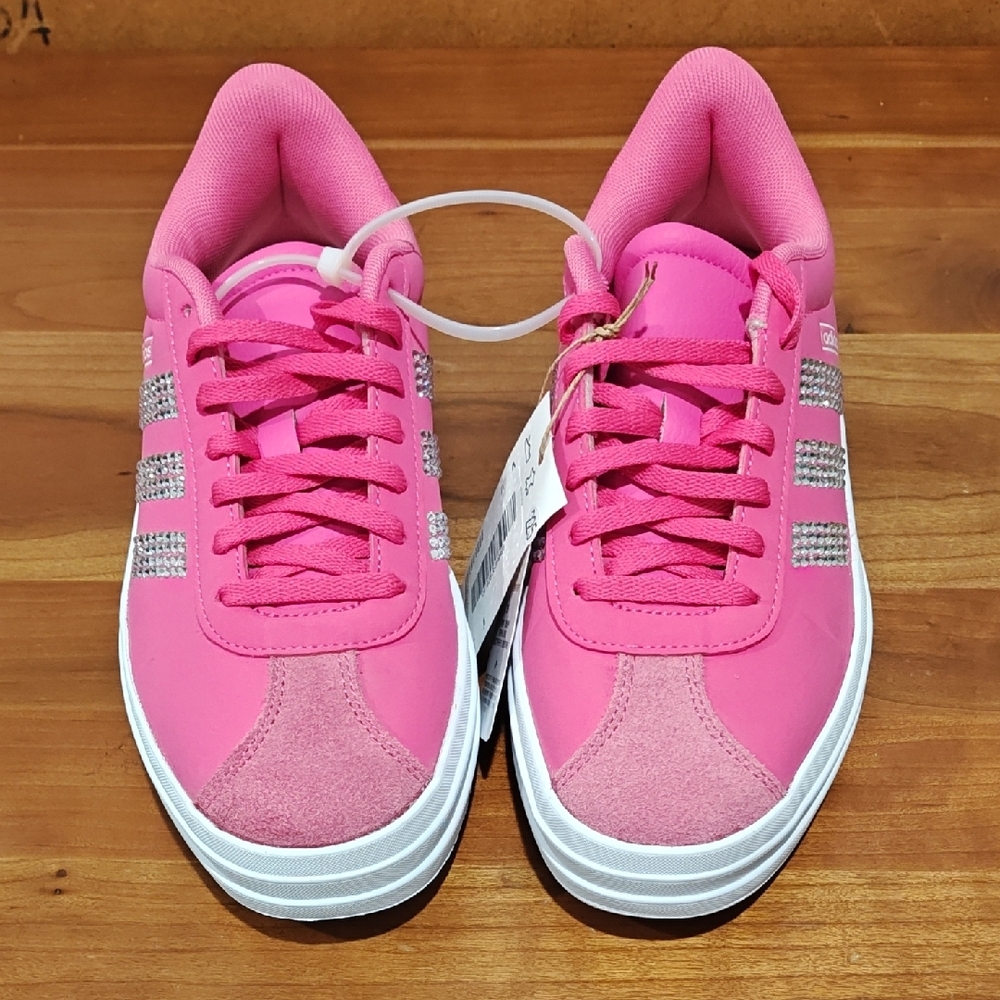 Adidas Kids' VL Court Bold Sneaker Big Kid - Picture 3 of 12